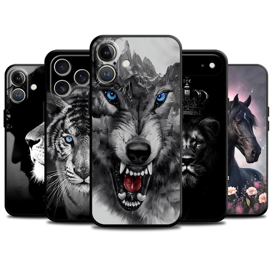 Tablet And Accessories Case - Animal Tiger Lion Funda Phone Cover