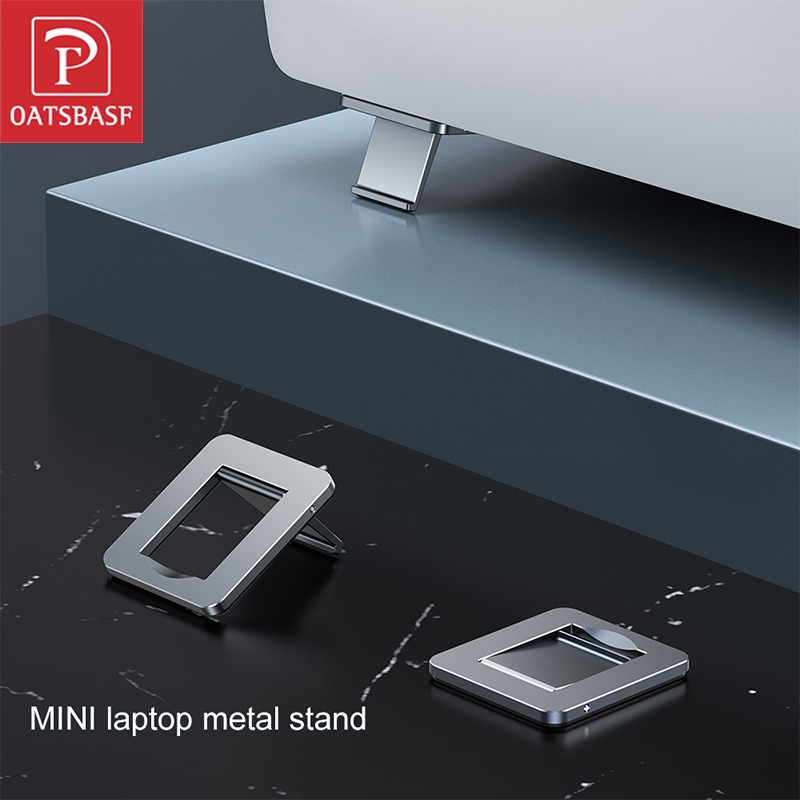 Cooling Stand Tablet - Oatsbasf 2 PCS Mini Metal Laptop