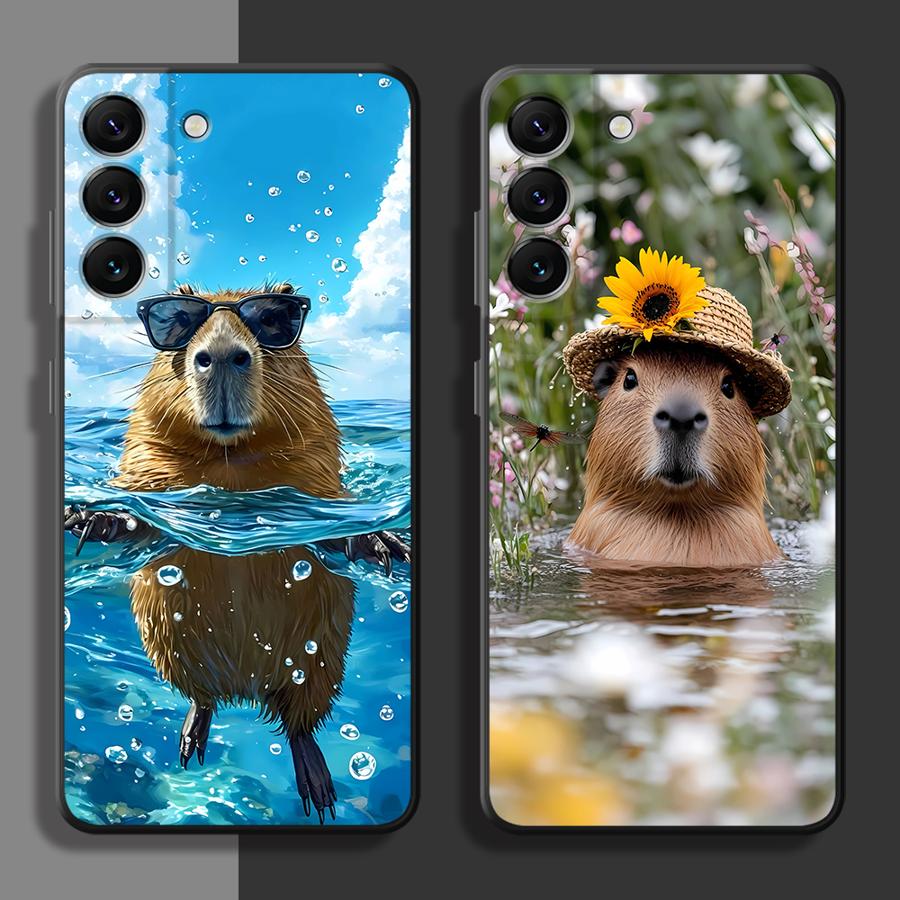 Tablet And Accessories Case - Vacation Capybara Case for Samsung Galaxy