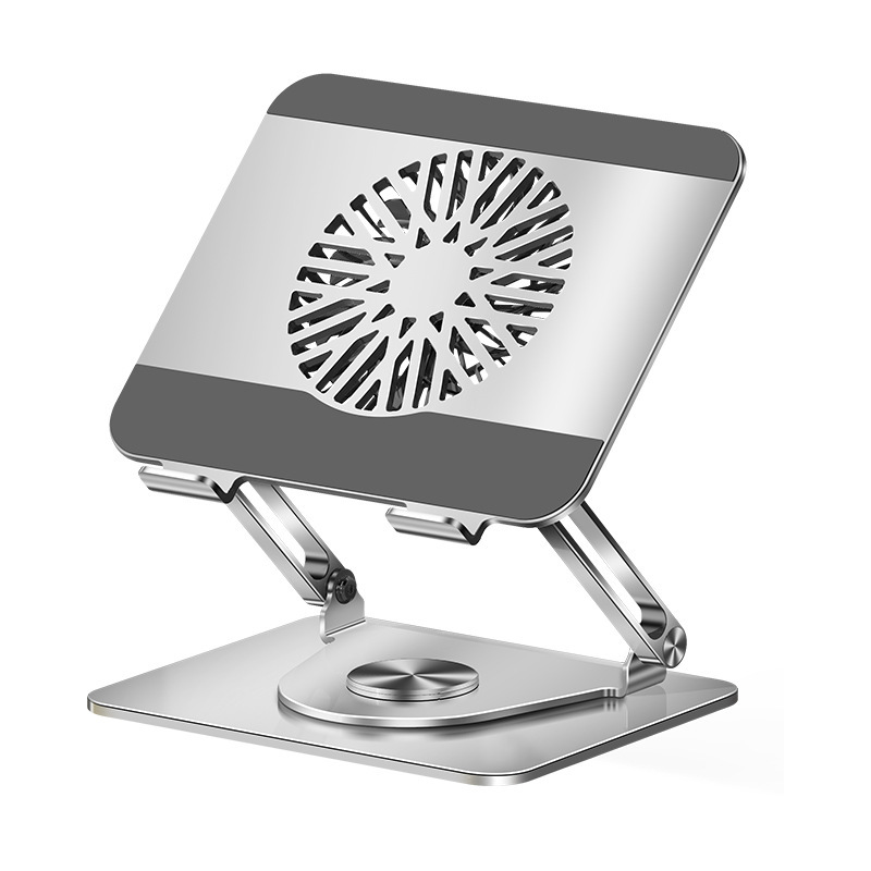 Cooling Stand Tablet - Desktop Laptop Stand 360° Rotatable Metal