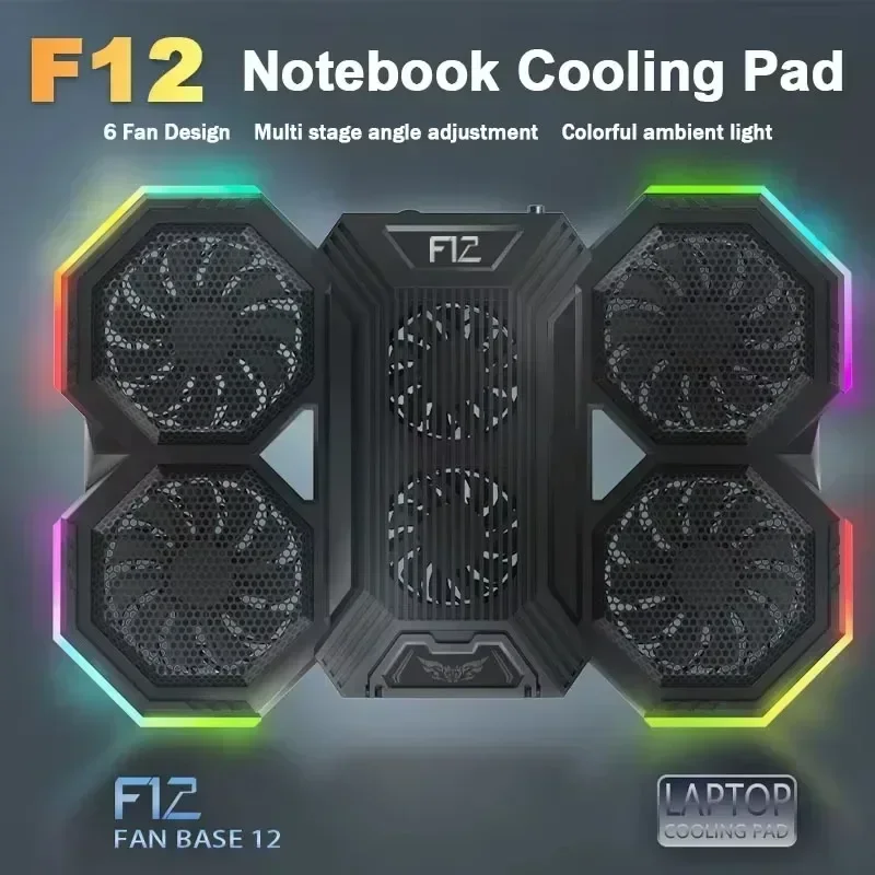 Cooling Stand Tablet - NEW F12 Laptop Cooler Base Stand