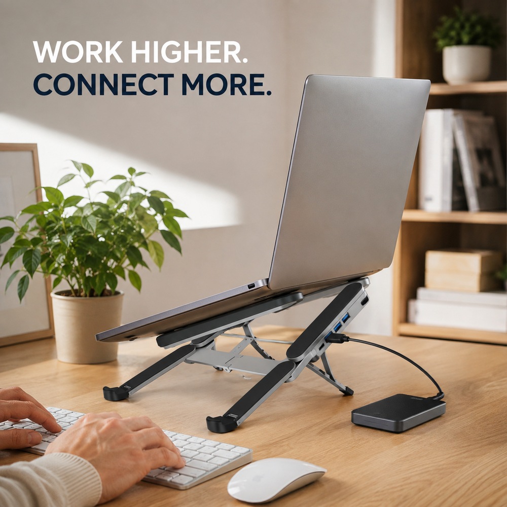 Portable Laptop Stand USB 3.0  - Cooling Stand Tablet ulasan dan harga