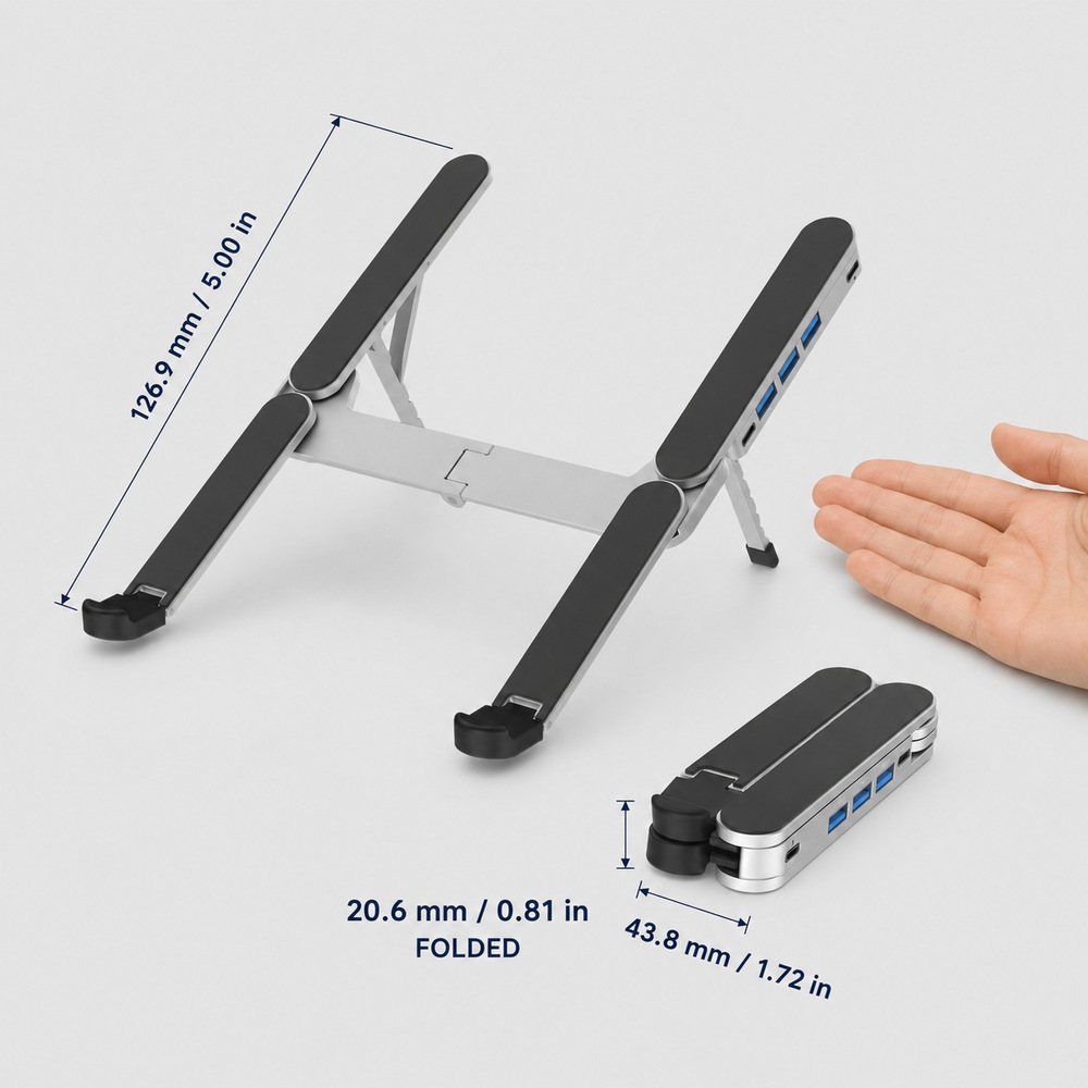 Portable Laptop Stand USB 3.0  - Cooling Stand Tablet ulasan dan harga
