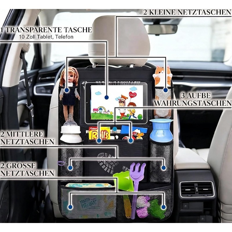 Car Backseat Organizer with To - Tablet Cover Accessories ulasan dan harga