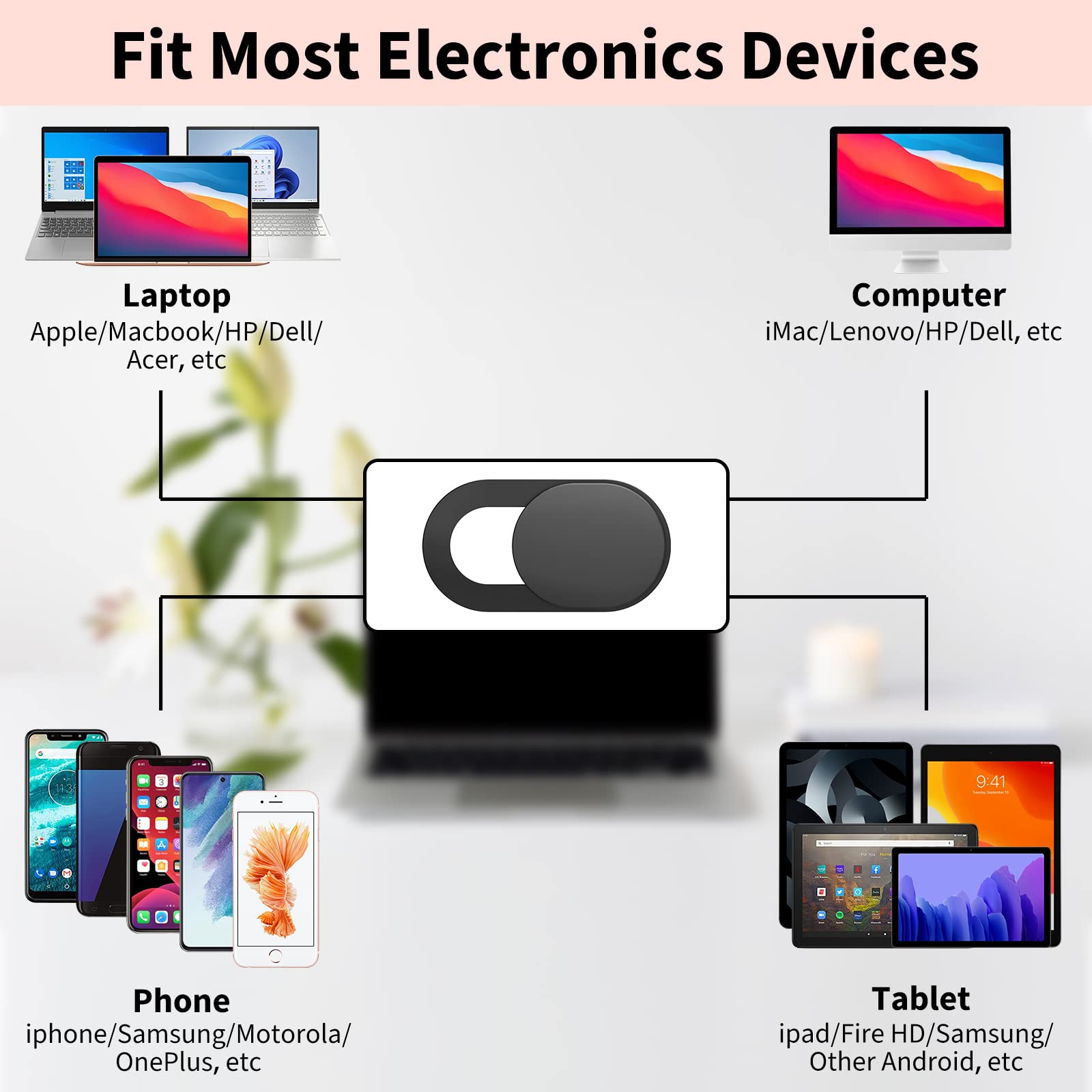 Ultra-Thin Webcam Cover Slide  - Tablet Cover Accessories ulasan dan harga