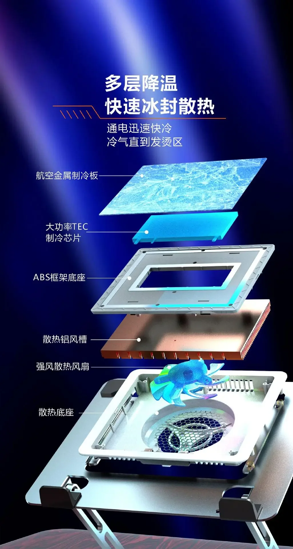 In stock Tablet Stand Desk Ris - Cooling Stand Tablet ulasan dan harga