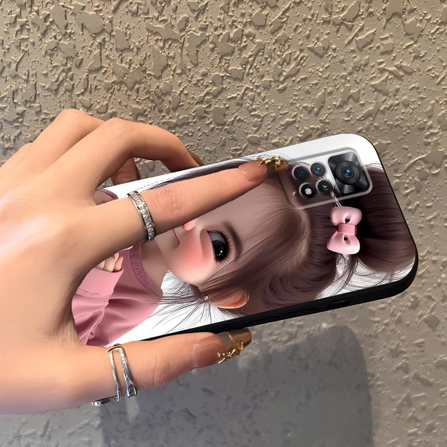 Cartoon Girl Pattern Funda Pho - Tablet And Accessories Case ulasan dan harga