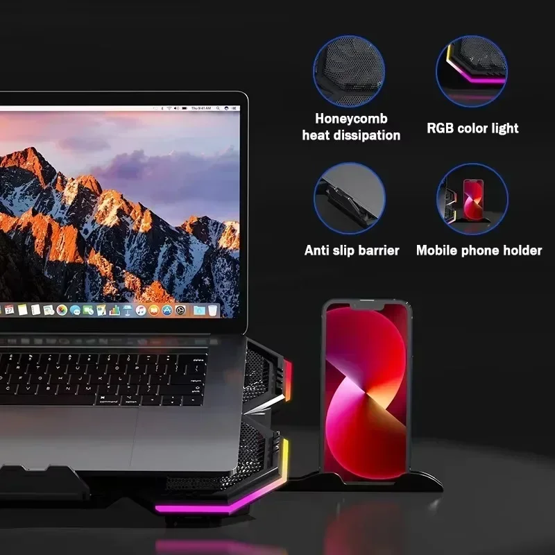 NEW F12 Laptop Cooler Base Sta - Cooling Stand Tablet ulasan dan harga