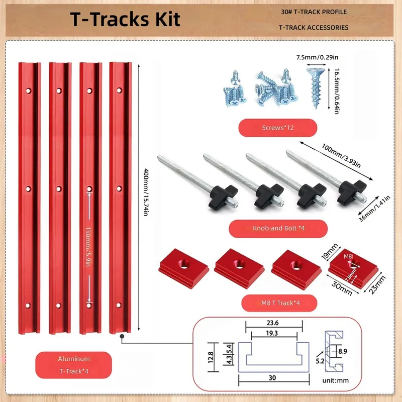 T30 T Slot Slider Set Red Blue - Tablet Accessories Set ulasan dan harga