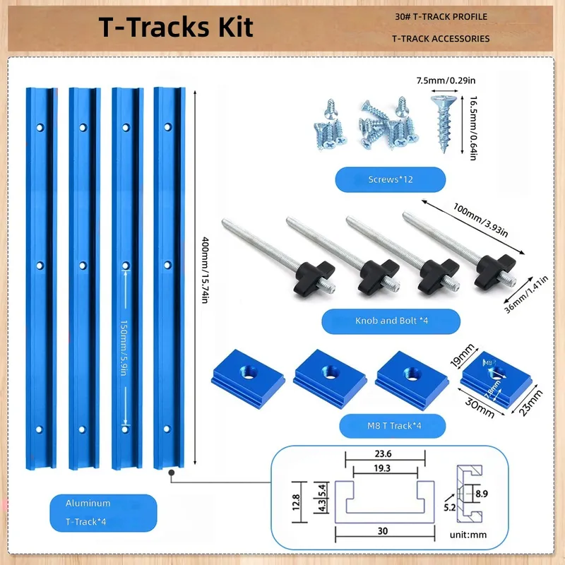 T30 T Slot Slider Set Red Blue - Tablet Accessories Set ulasan dan harga