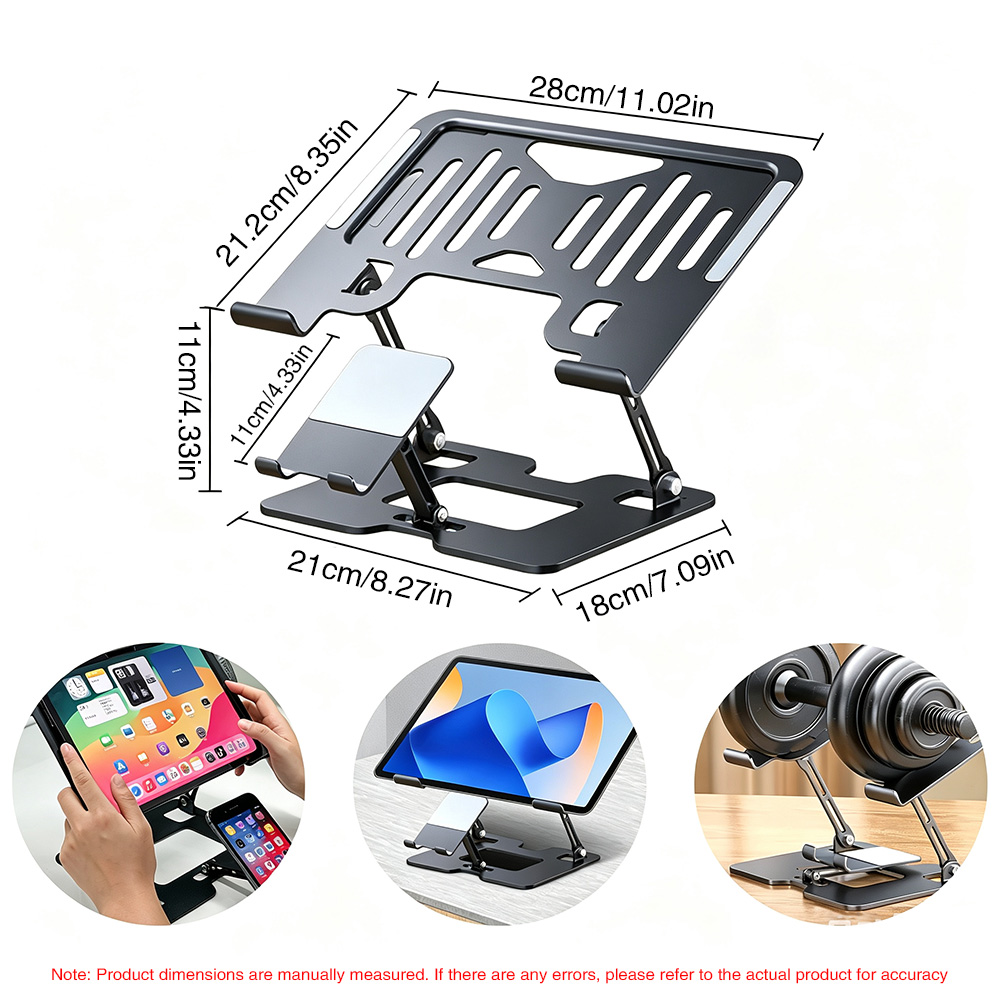 Heavy Load Carbon Steel Laptop - Cooling Stand Tablet ulasan dan harga