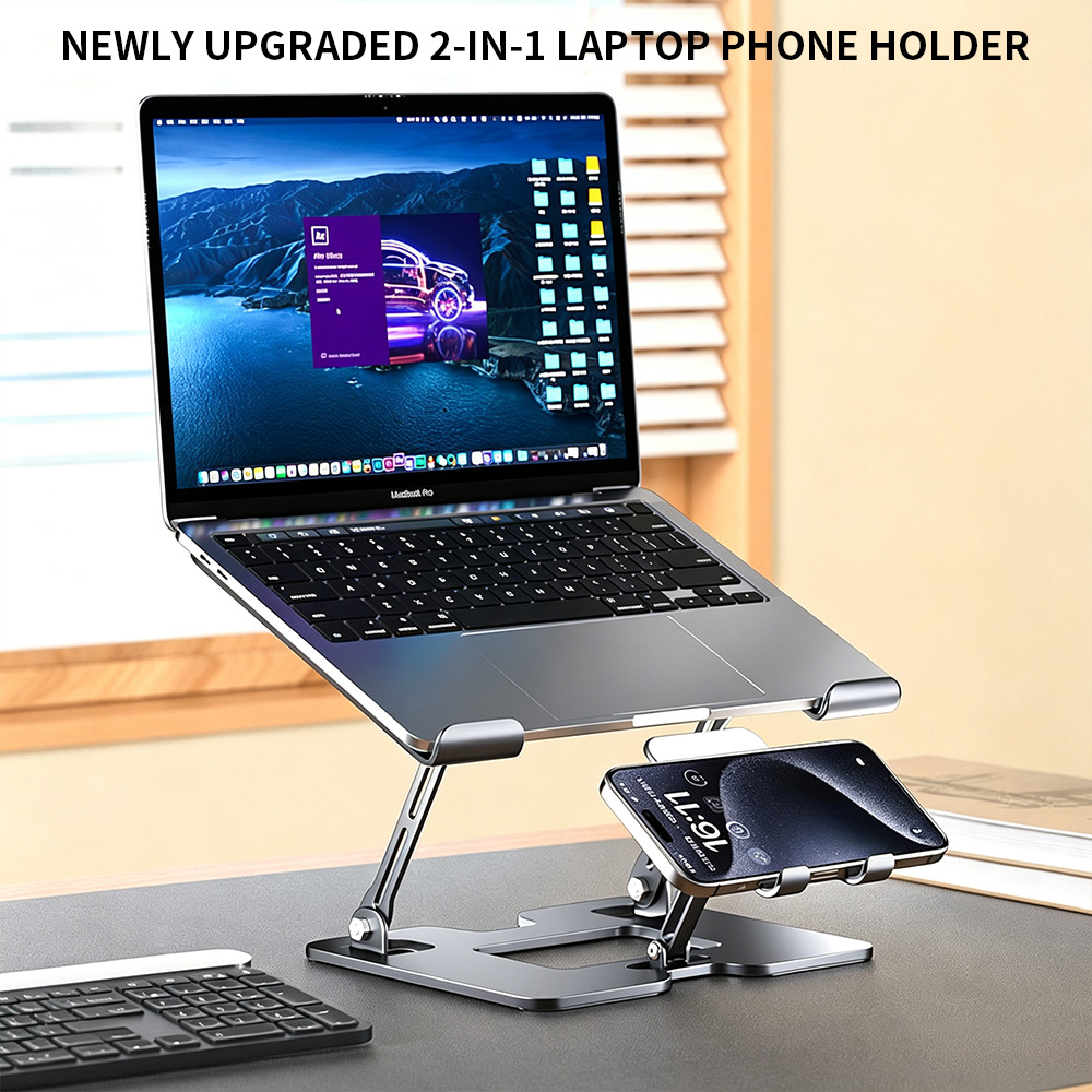 Heavy Load Carbon Steel Laptop - Cooling Stand Tablet ulasan dan harga