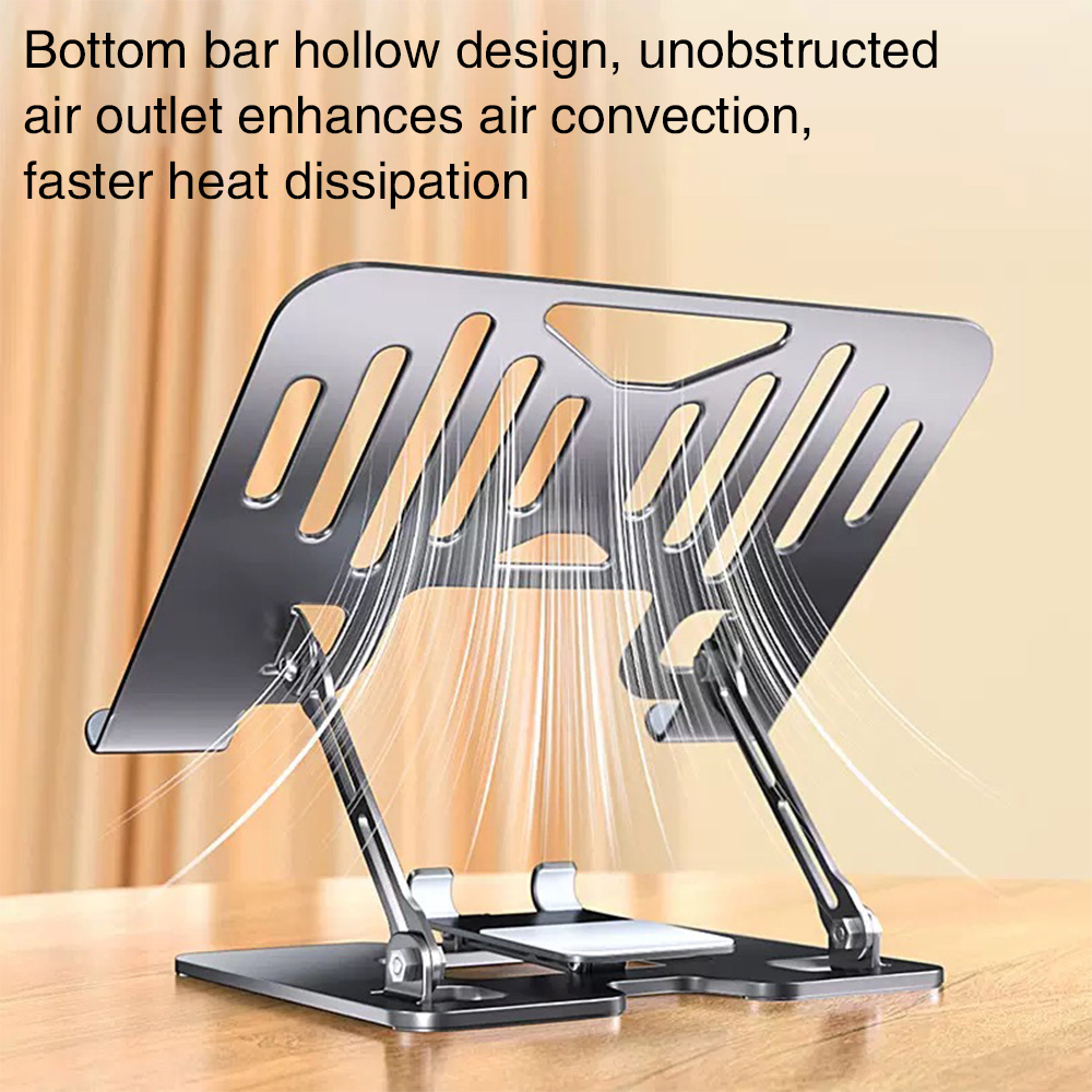 Heavy Load Carbon Steel Laptop - Cooling Stand Tablet ulasan dan harga