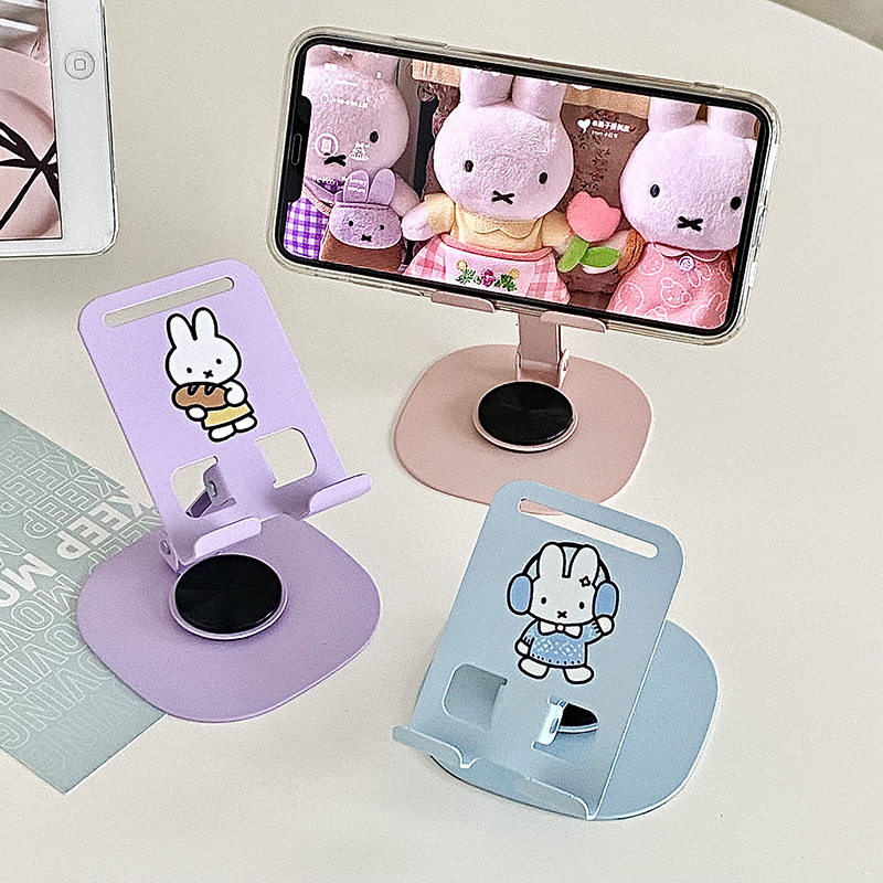 Miffy cartoon rotatable foldab - Tablet Accessories Set ulasan dan harga
