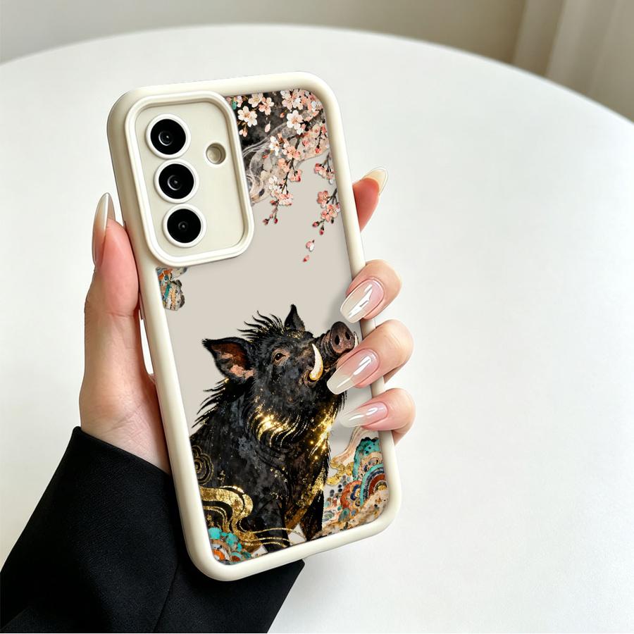 Cartoon Crane Wild Boar Phone  - Tablet And Accessories Case ulasan dan harga