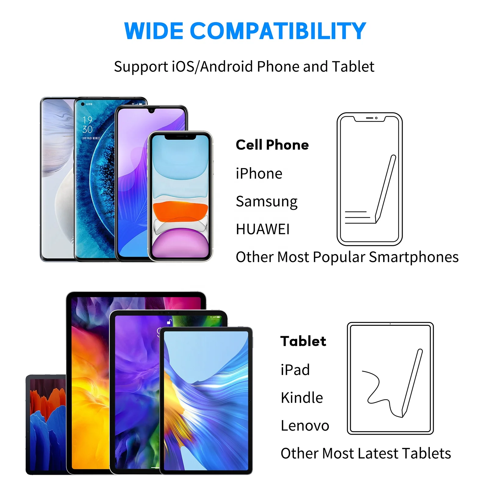 Basix Universal Touch Pen For  - Samsung Tablet Accessories Pen ulasan dan harga